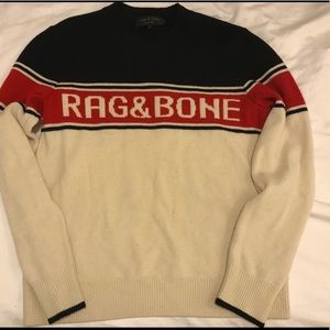 rag & bone men’s logo sweater